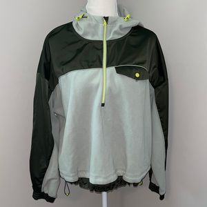 Athleta Zion 1/2 zip micro fleece long sleeve hoodie